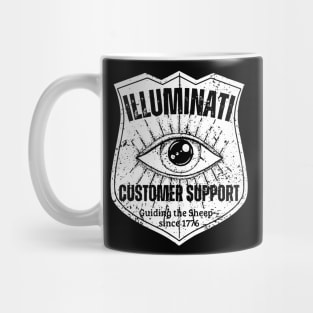 Illuminati Customer Support – Guiding the Sheep Since 1776 Mug